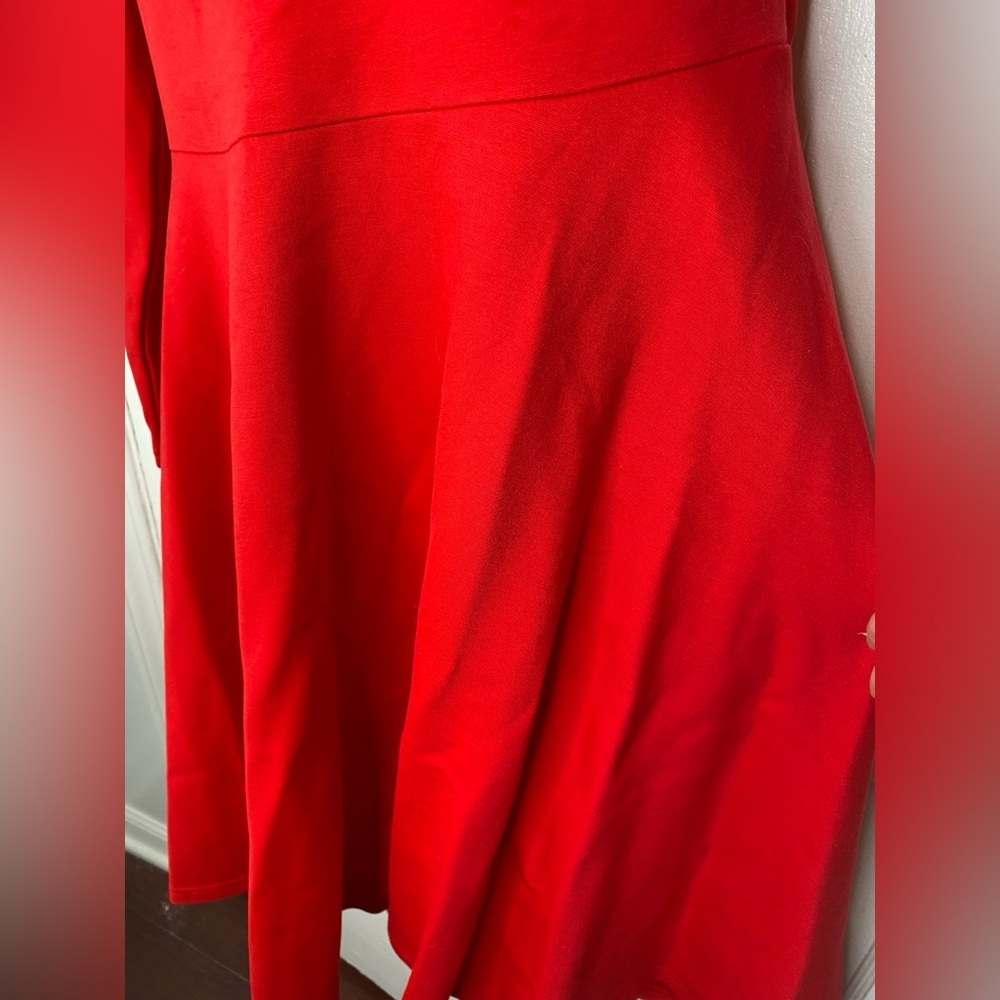 Sarin Mathews NWT Elegant Red One-Shoulder Dress - Picture 7 of 7